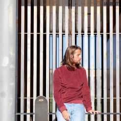 Sweatshirt av frotté-tyg