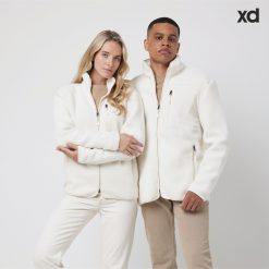 Pilé-fleecejacka med 6 fickor