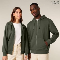 Medium fit huvtröja med dragkedja