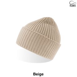 Alternative view of Grovribbad mössa med ull-känsla