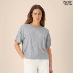 Relaxed damt-shirt av Modal