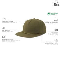 Alternative view of Snapback-keps med snöre