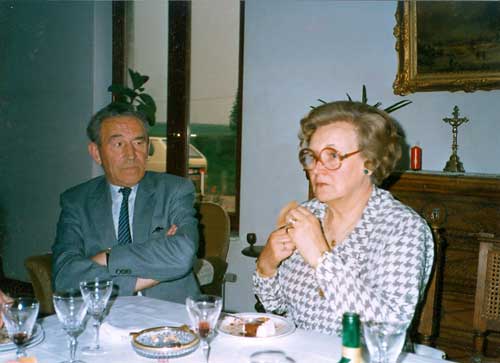 Lucie Vandevelde en echtgenoot