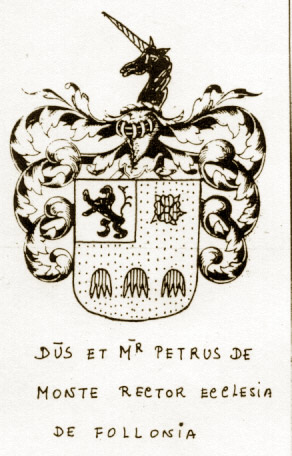 Wapenschild pastoor Petrus Montanus