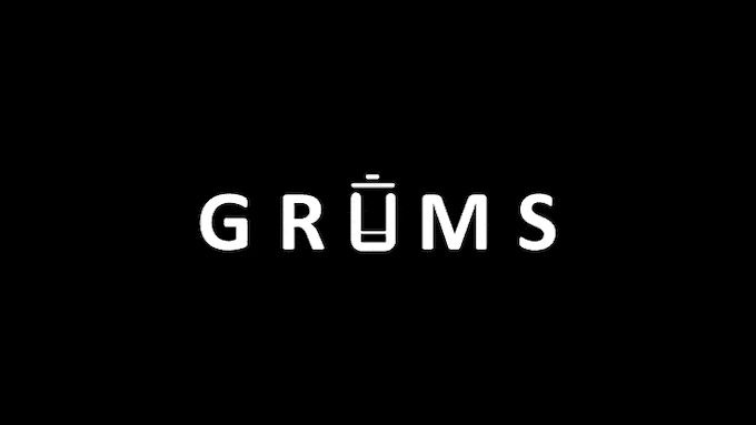 Grums logo animation