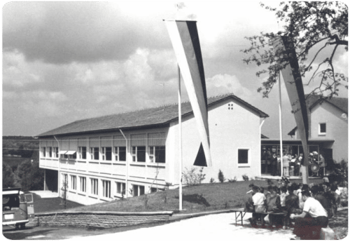 Einweihung des neuen Schulhauses am 04. Juli 1959