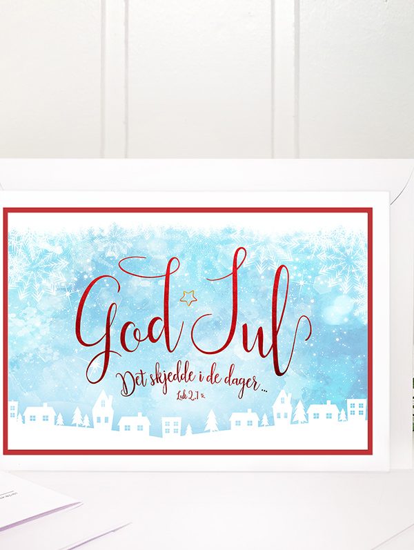 God jul, Det skjedde i de dager - kort