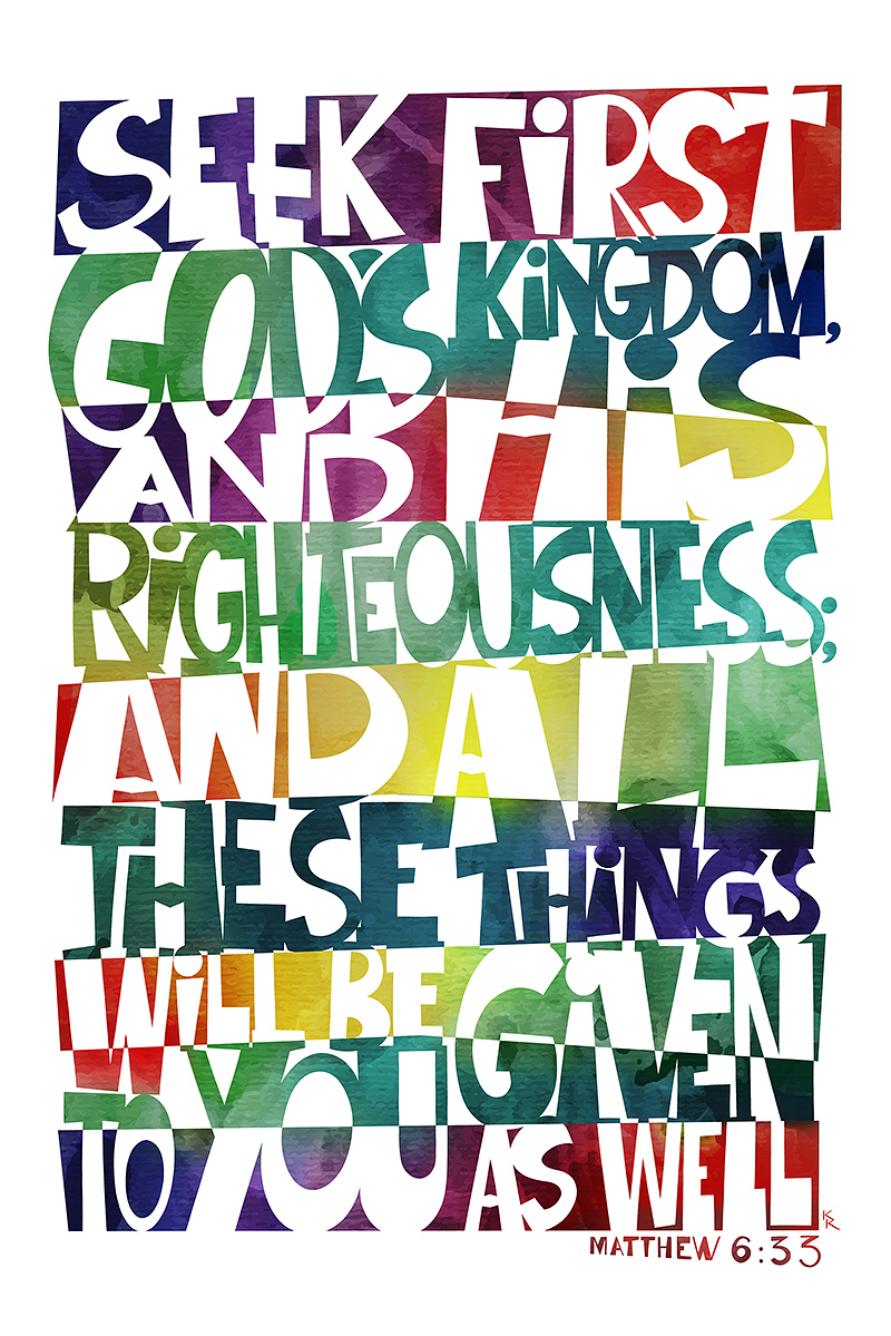 Seek first God’s Kingdom