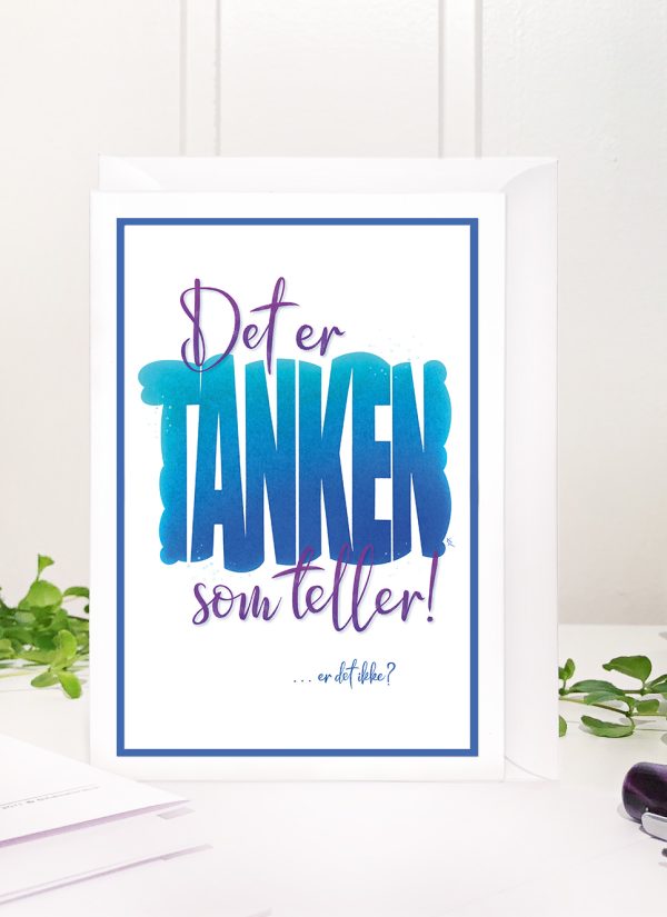 Det er tanken som teller, blå