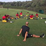 CAN U23 : 1ère séance d’entraînement du Syli au Sénégal sans Jules Keita.