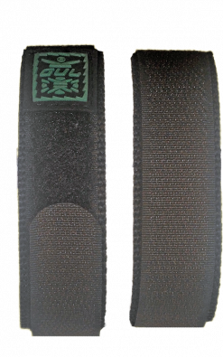 Velcro STD Black with Blue/Green logo