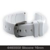 Silicone Strap 16mm White