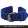 Silikon band 18mm Blå