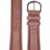 Swedish Elk Leather Strap Brown Steel Clasp 22mm