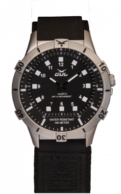 No 1 42mm Black Velcro