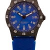 Blue children's watch that is durable and waterproof