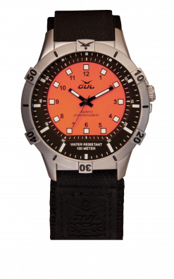 No 1 42mm Orange Black Velcro