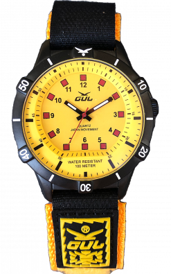 No.1 IPB 42mm All Yellow Velcro,