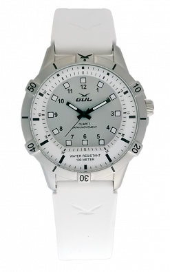No 1 42mm Grey White Silicone