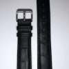 Leather strap Marlin Black 20mm