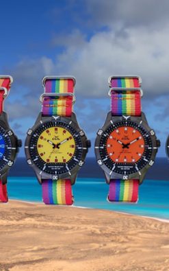 Alternative view of No.1 Black Blue IPB 42mm Rainbow nato