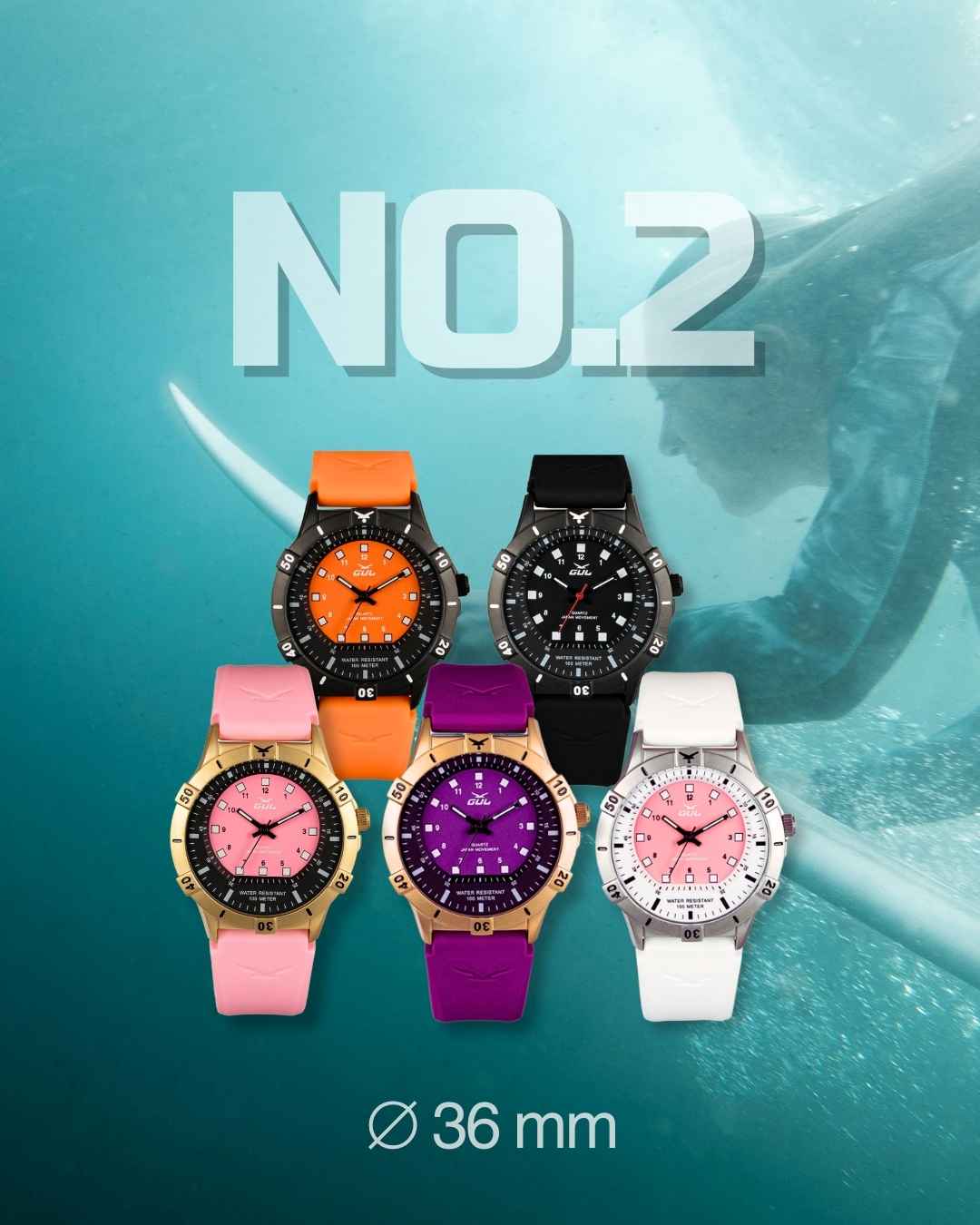 no.2 gul watches