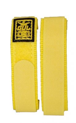 This is a velcro watch strap made by Gul, a watch company. The strap is 18-20mm wide. It is easy to change and comes in a variety of colors.