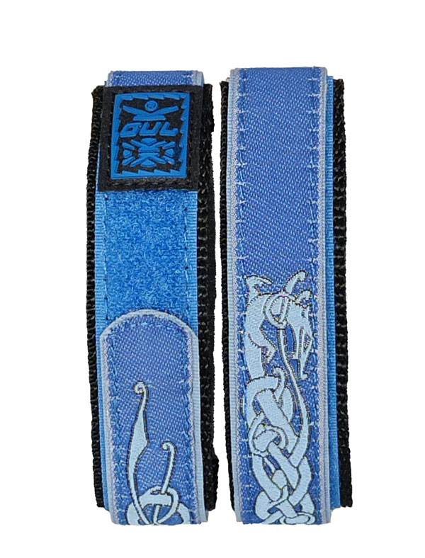 This is a velcro watch strap made by Gul, a watch company. The strap is 18-20mm wide. It is easy to change and comes in a variety of colors.