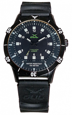 Gul No. 1 Powered by Light watch. Analouge watch with a PU strap.