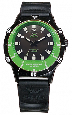 Gul No. 1 Powered by Light watch. Analouge watch with a PU strap.