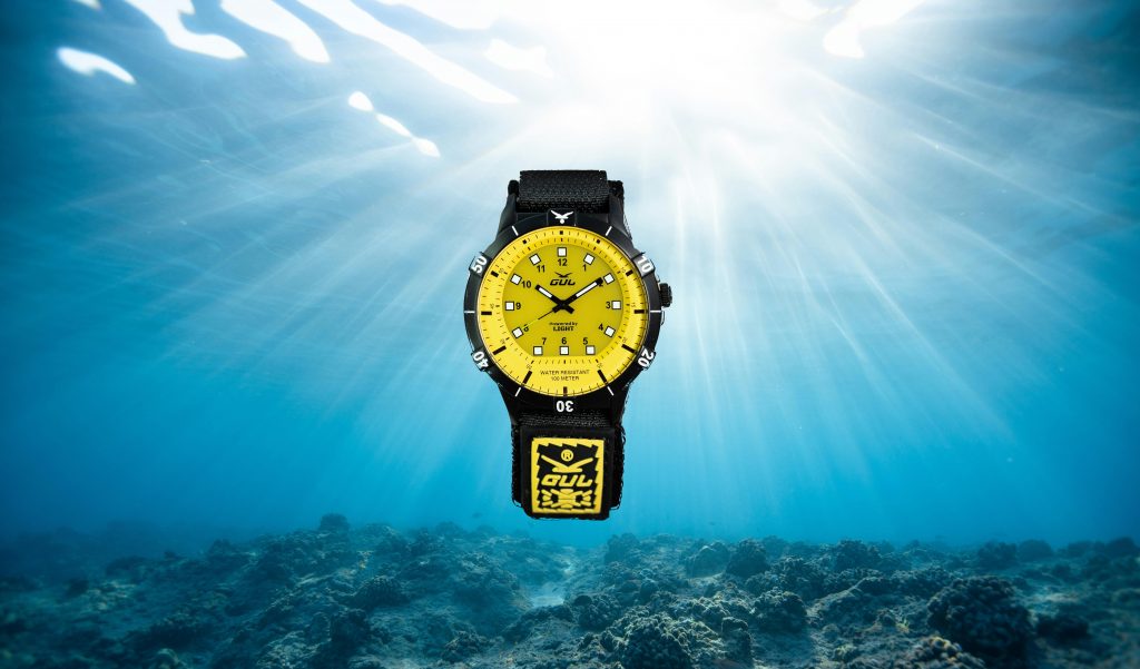 underwater wrist watch gul watch