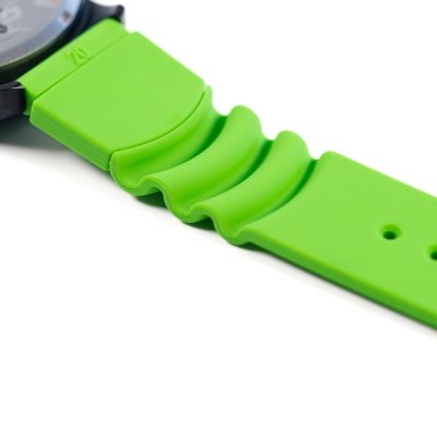 details of waterproof green watch from gul watches