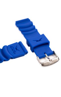 blue silicone straps from gul watches