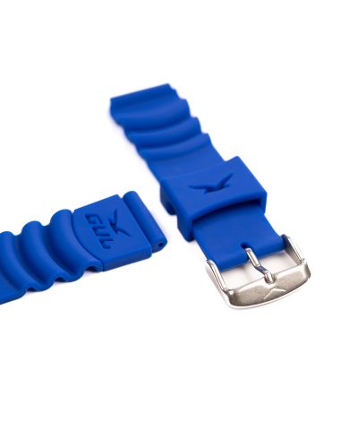 blue silicone straps from gul watches