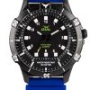 No.1 IPB Powered by Light 42mm Black, Black Blue silicone