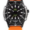 No.1 IPB Powered by Light 42mm Black, Black Orange silicone