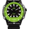 No.1 IPB Powered by Light 42mm Green black, Black silicone