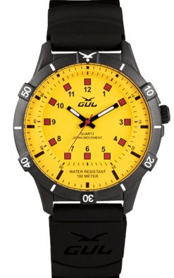 No.1 IPB 42mm Gul Gul, Svart silikon