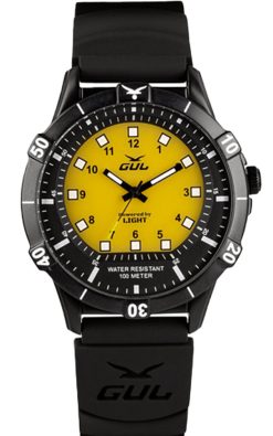 No.1 IPB Powered by Light 42mm Yellow Svart Svart silikon