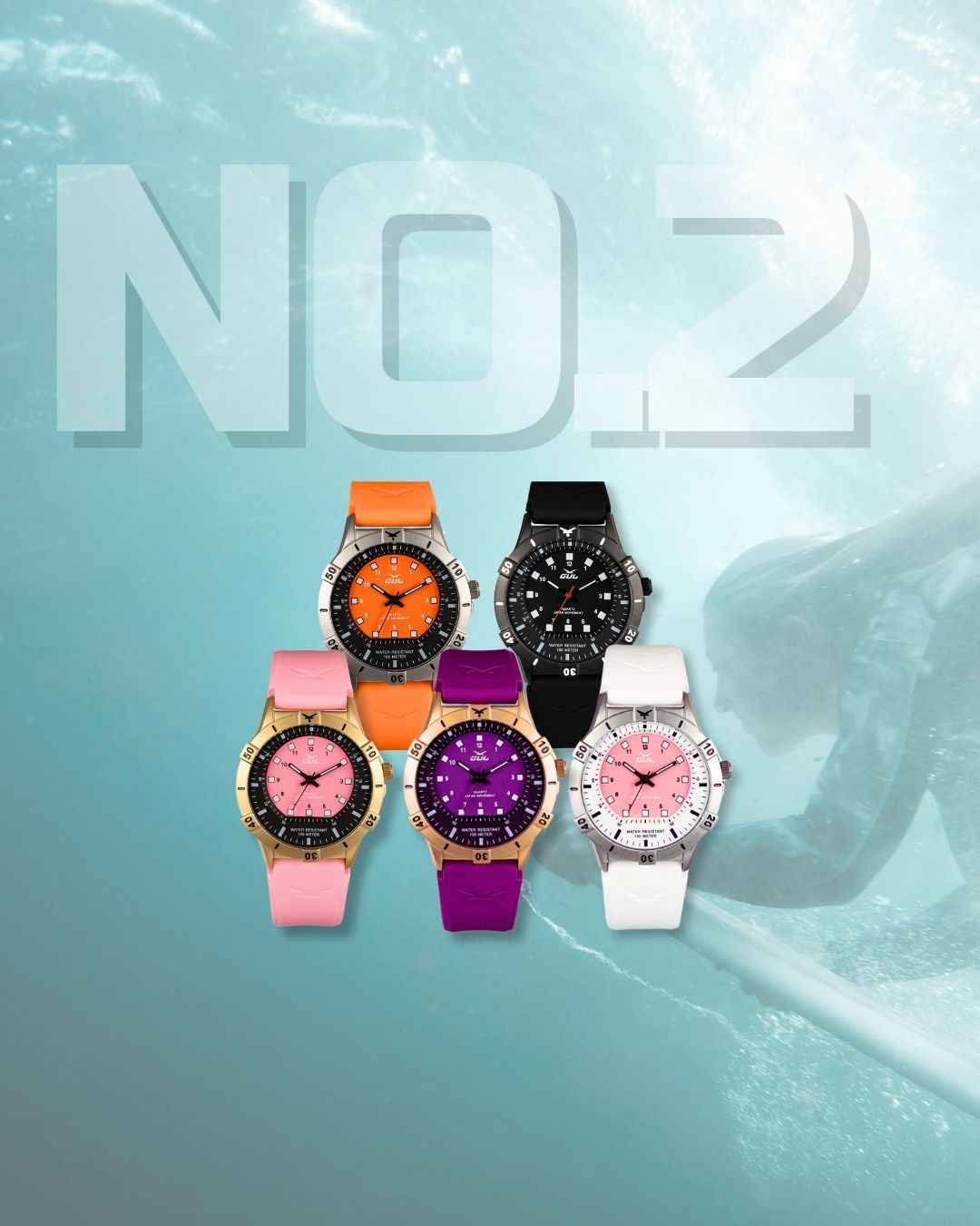 No.2 watches gul watches