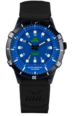 No.1 IPB Powered by Light 42mm All Blue, Black silicone