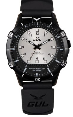 No.1 IPB 42mm Silver, Black Black silicone