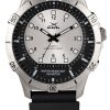 No.1 42mm Silver Black Black silicone