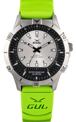 No.1 42mm Silver Black Green silicone