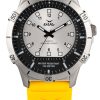 No.1 42mm Silver Black Yellow silicone
