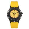 yellow gul watch with yellow straps