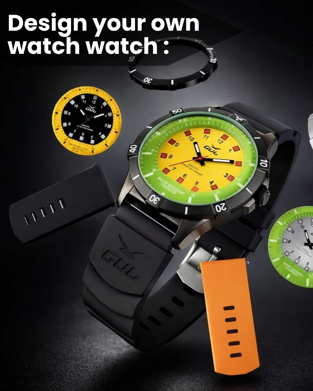 Design your own No.1 Power by LIGHT watch