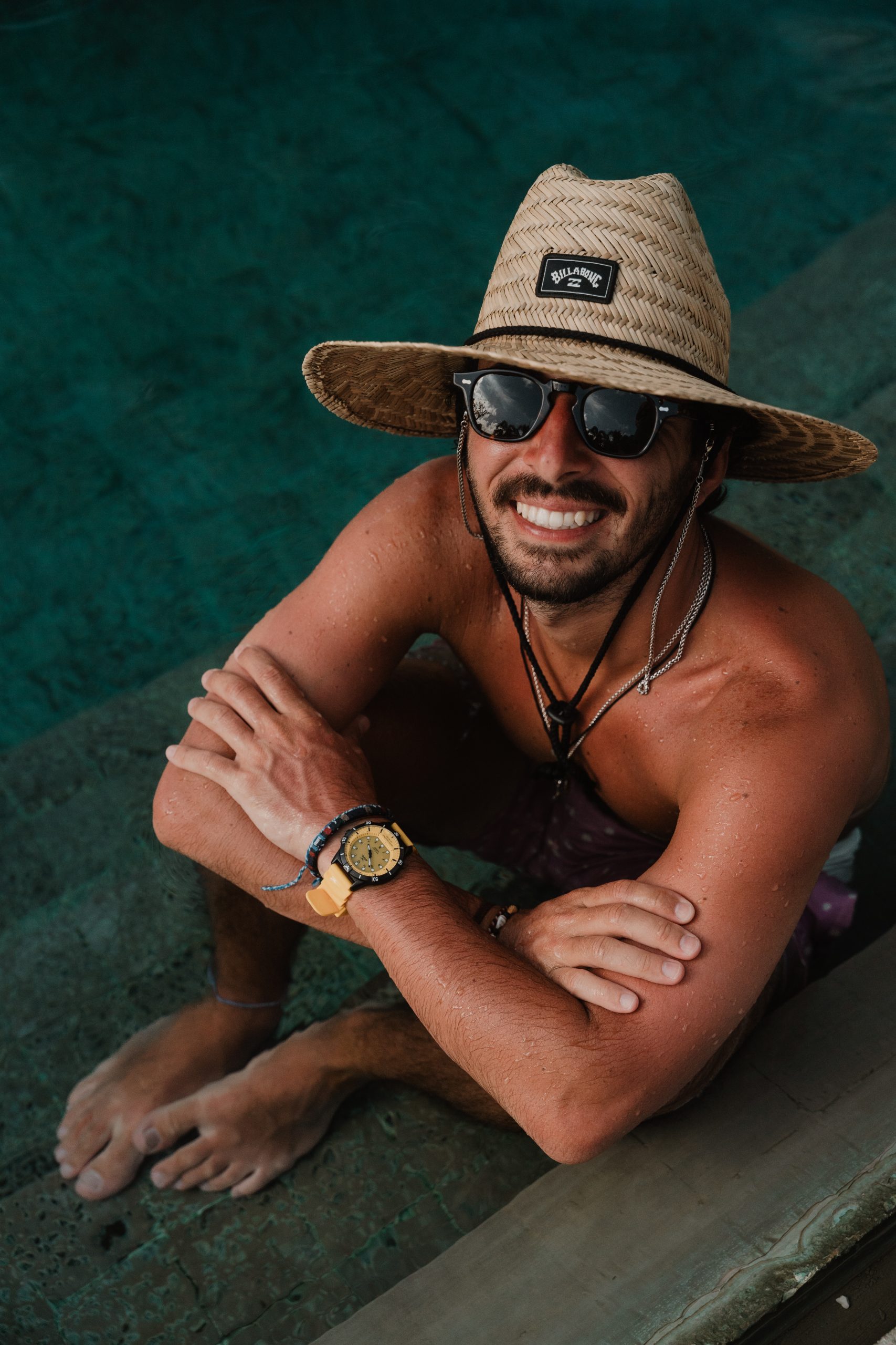 gul watches Filipe Ribeiro de Brito3 with gul watch on arm posing