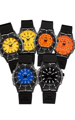 Gul watches no.1 waterproof watches several colours colourful watches