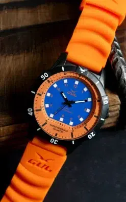 gul watches waterproof watches blue orange